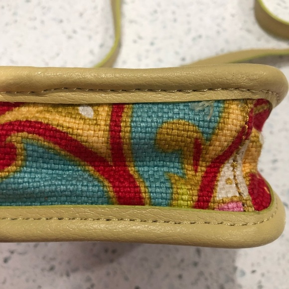 Crossbody Purse Spartina 449 Floral Paisley, Daufuskie Island, Small Crossbody - Picture 16 of 16